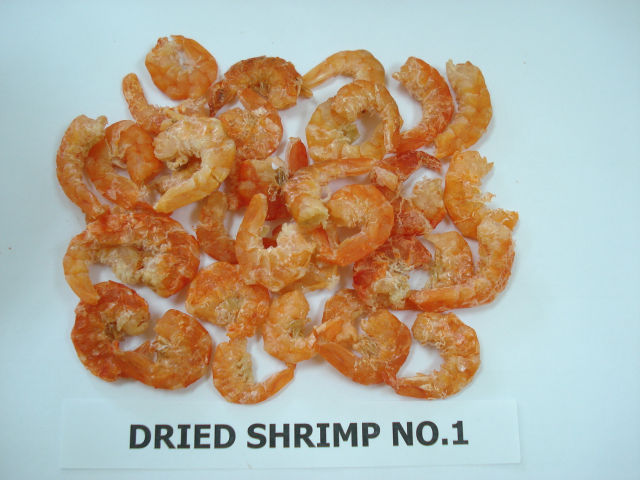 Exporting dried shrimps